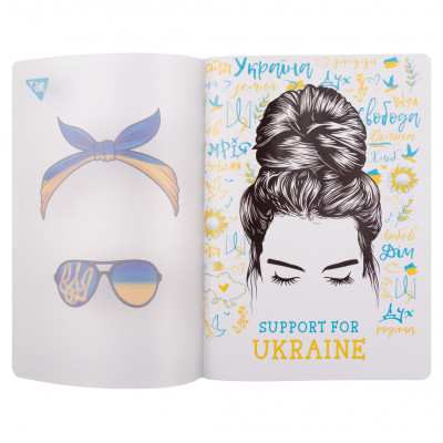 Зошит Yes А5 Freedom пластикова обкладинка 70 аркушів, клітинка (681860)