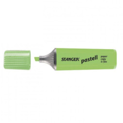 Маркер Stanger текстовий, 1-5мм, пастель, зелений 10 шт (MARKER-TXT-STPASTG10)