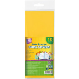 Обкладинки для зошитів Cool For School 10 шт в упаковці, жовтий (CF69124-05)
