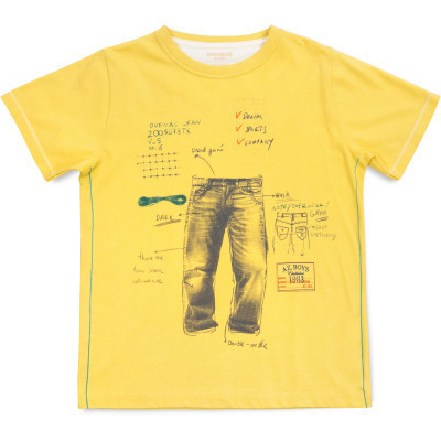 Футболка дитяча Aziz з джинсами (16272-1280B-yellow)