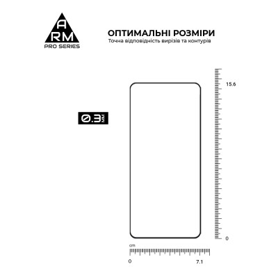 Скло захисне Armorstandart ArmorStandart Pro Xiaomi Poco F7 Pro Black (ARM80413)