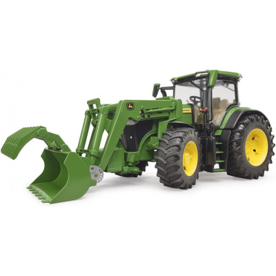 Спецтехніка Bruder трактор John Deere 7R 350 з навантажувачем (03151)