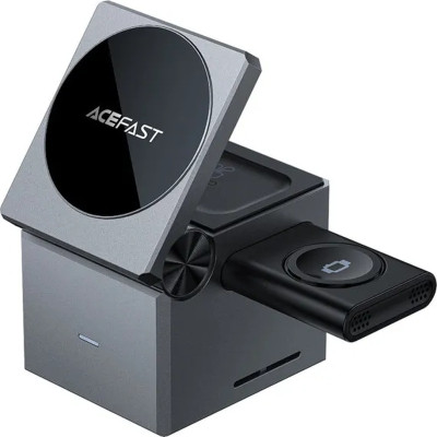 Зарядний пристрій Acefast Wireless QI 3in1 15W E18 Rubik&#039;&#039;s (6974316282884)