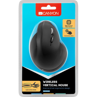 Мишка Canyon CNS-CMSW16B Wireless Black (CNS-CMSW16B)