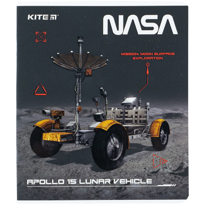 Зошит Kite NASA 48 аркушів, клітинка (NS24-259)