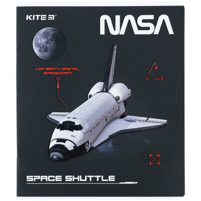 Зошит Kite NASA 48 аркушів, клітинка (NS24-259)