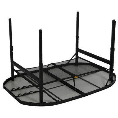 Туристичний стіл Bo-Camp Northgate Oval 120x80 cm Black/Grey (1404187)