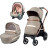 Коляска Peg-Perego 3в1 Book Mon Amour SLK, рожеве золото (PACK-BOOK31SLK0011)