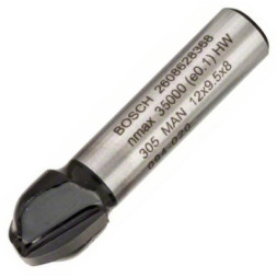 Фреза Bosch Professional галтельна, Std, S8, R6, D12, L9.2 (2.608.628.368)