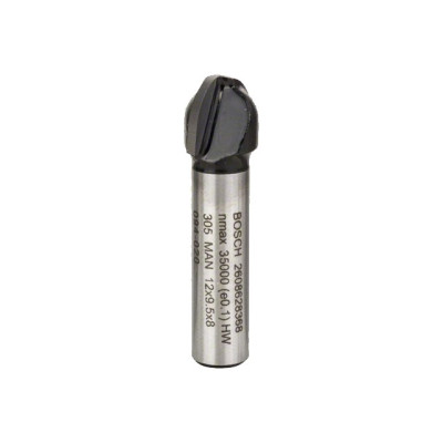 Фреза Bosch Professional галтельна, Std, S8, R6, D12, L9.2 (2.608.628.368)