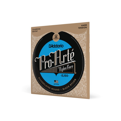 Струни для гітари D&#039;Addario Pro-Arte Black Nylon Hard Tension (EJ50)