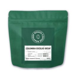 Кава Romus Roastery Colombia Excelso Decaf мелена без кофеїну 250 г (883987)