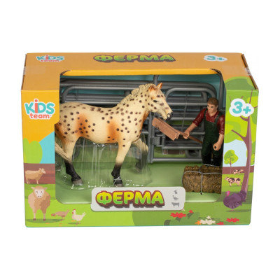 Фігурка Kids Team набір Ферма фермер Кнабструппер (Світле забарвлення з плямами) (Q9899-X3_1)