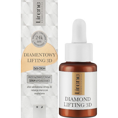 Сироватка для обличчя Lirene Diamond lifting 3D Омолоджуюча 30 мл (5900717076969)