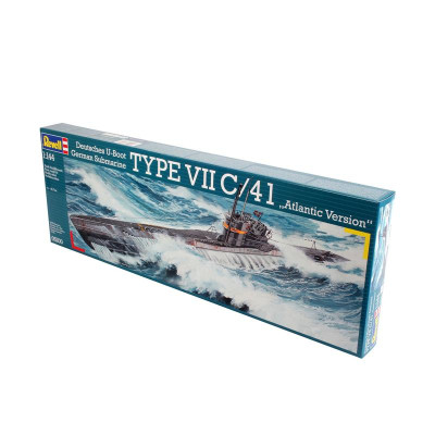 Збірна модель Revell Підводний човен Type VII C/41 рівень 4 масштаб 1:144 (RVL-05100)