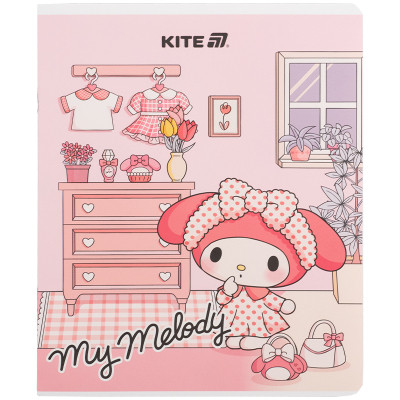 Зошит Kite Kuromi, 24 аркуші, клітинка (HK25-238)