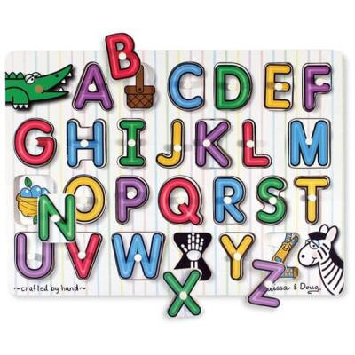 Розвиваюча іграшка Melissa&amp;Doug Рамка-вкладиш Англійський алфавіт (MD23272)