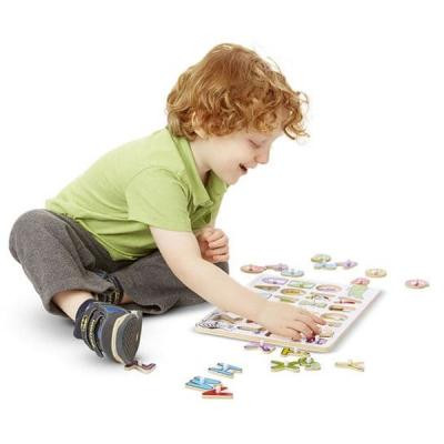 Розвиваюча іграшка Melissa&amp;Doug Рамка-вкладиш Англійський алфавіт (MD23272)