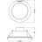 Світильник LEDVANCE DL IP44 DN 90 4W 840 WT (4058075702882)