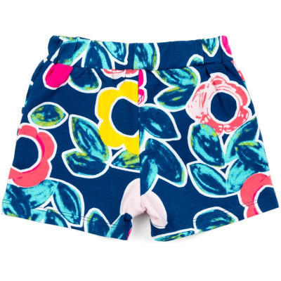 Шорти дитячі Lovetti з квіточками (8156-86G-blue)