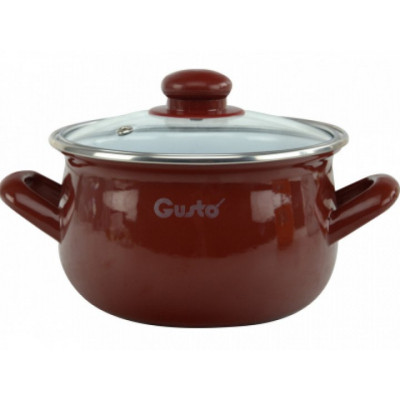 Каструля Gusto GT-T-124-R Red 24 см 5,7 л (96969)