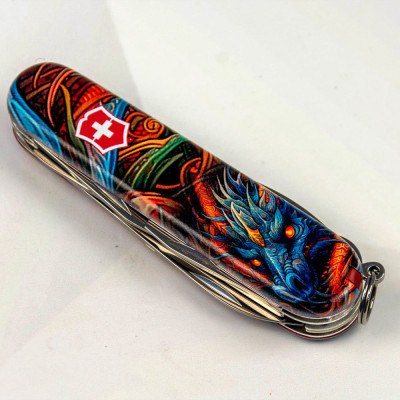 Ніж Victorinox Climber Zodiac Сапфіровий дракон (1.3703_Z3260p)