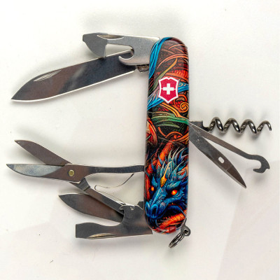 Ніж Victorinox Climber Zodiac Сапфіровий дракон (1.3703_Z3260p)