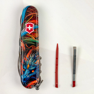 Ніж Victorinox Climber Zodiac Сапфіровий дракон (1.3703_Z3260p)