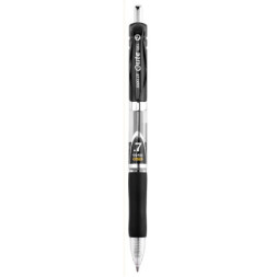 Ручка гелева Baoke Elite автоматична з грипом 0,7 мм чорна (PEN-BAO-PC1910-B)