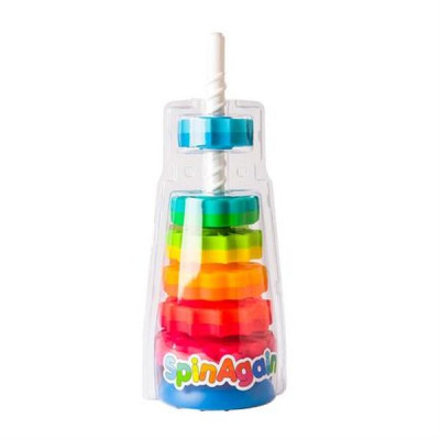Розвиваюча іграшка Fat Brain Toys Пірамідка гвинтова тактильна SpinAgain (F110ML)