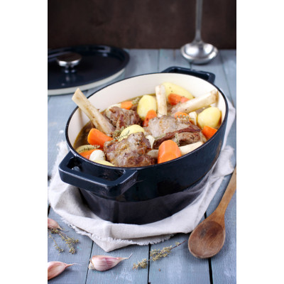 Каструля Pyrex Slow Cook Grey Овальна 5.8л (SC4AC33/6641)