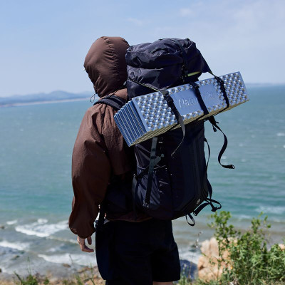 Туристичний килимок Naturehike IXPE CNK2300DZ017 алюмінієва плівка 200 x 65 х 2 см темно-блакитний (6976023923197)