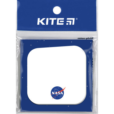 Папір для нотаток Kite з клейким шаром NASA cat 70х70 мм, 50 аркушів (NS22-298)