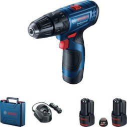 Шуруповерт Bosch GSB 120-Li акумуляторний, 2*2.0Аh (0.601.9G8.100)