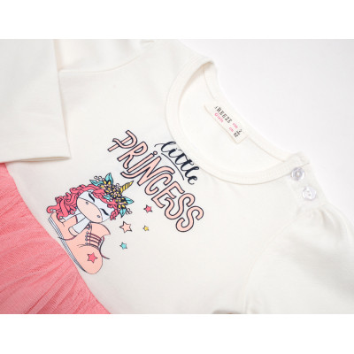 Плаття дитяче Breeze з фатиновою спідницею з однорогом (16814-86G-pink)