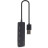 Концентратор Gembird USB 2.0 4 ports black (UHB-U2P4-06)