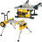Циркулярна пила DeWALT 1850 Вт, 5800 об/хв, 210х30 мм, + стіл DE7400 (DWE7485RS)