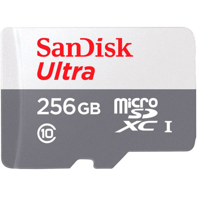 Карта пам&#039;яті SanDisk 256GB microSDXC class 10 UHS-I Ultra (SDSQUNR-256G-GN3MN)