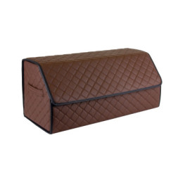 Сумка-органайзер EVAtech ECO L 30x30x65 см коричнева з коричневою ниткою (EHECELZZBB)
