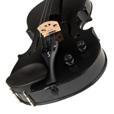 Скрипка Stentor Harlequin Electric Violin Outfit 4/4 Black (1515ABK)