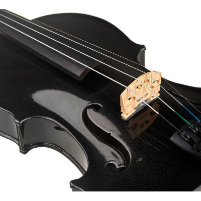 Скрипка Stentor Harlequin Electric Violin Outfit 4/4 Black (1515ABK)