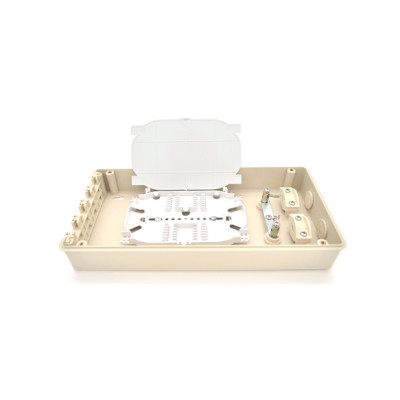 Оптичний бокс Merlion PON-box до 12 зварних з&#039;єднань, SC simplex adaptor (ML-OP-F401A-12C)