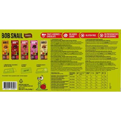 Цукерка Bob Snail Набір Choco Crush 150 г (1740829)