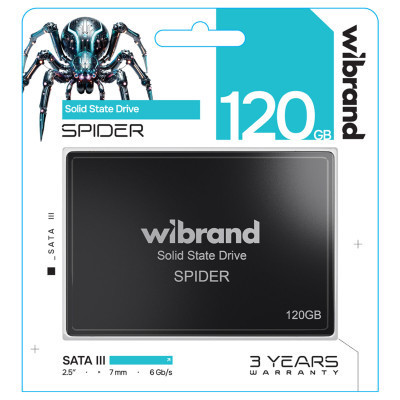 Накопичувач SSD 2.5&quot; 120GB Spider Wibrand (WI2.5SSD/SP120GBST)