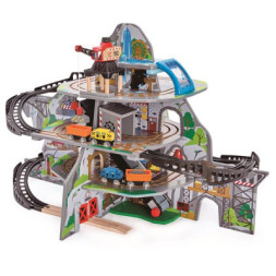 Залізниця Hape Багаторівнева гірська шахта з аксесуарами (E3753)