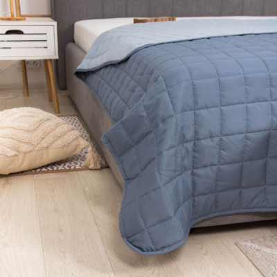 Покривало Viluta стьобане двустороннє Дует Морський бриз 210х220 (дует Морський бриз 210*220)