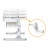 Парта Mealux Hamilton Multicolor Pink Lite (BD-680 W/G MC + PN Lite)