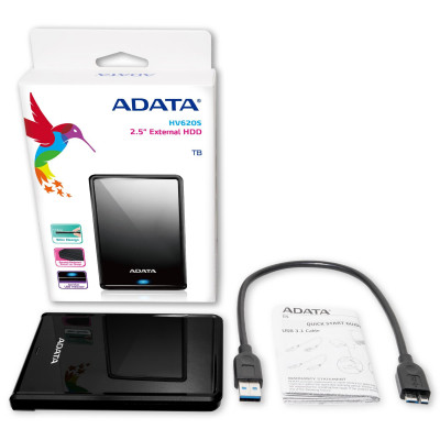 Зовнішній жорсткий диск 2.5&quot; 4TB ADATA (AHV620S-4TU31-CBK)