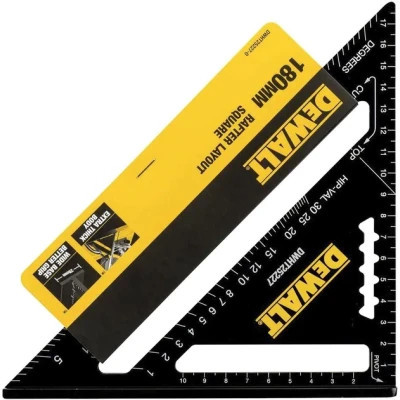 Косинець DeWALT для покрівельних робіт, металевий, 180х180 мм (DWHT25227-0)