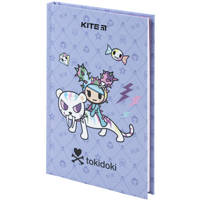 Книга записна Kite tokidoki тверда обкладинка, А6, 80 аркушів, клітинка (TK24-199-1)